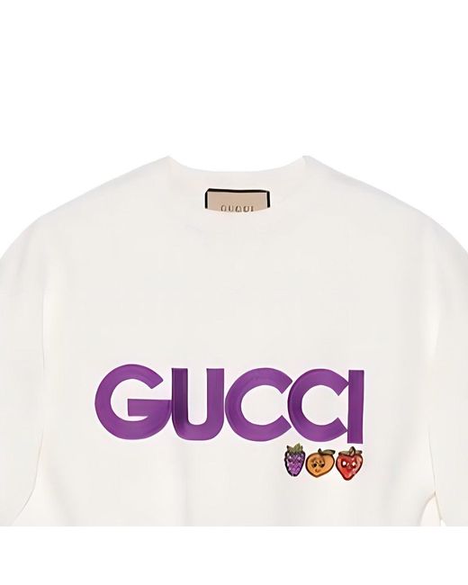 Gucci Pink (Wmns) Cotton Jersey Sweatshirt With Patch 'Off'