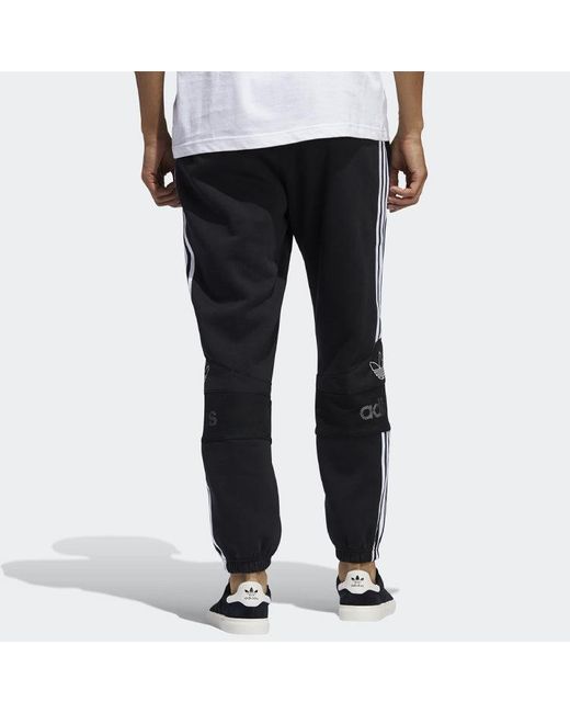 Adidas Black Originals Ts Trf Sp Sports Pants for men
