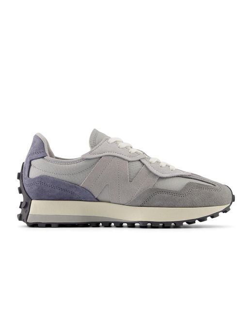 New Balance White 327 Day Rain Cloud' for men