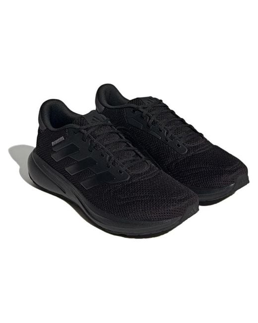 Adidas Black Response Runner Shoes 'Core Carbon' for men