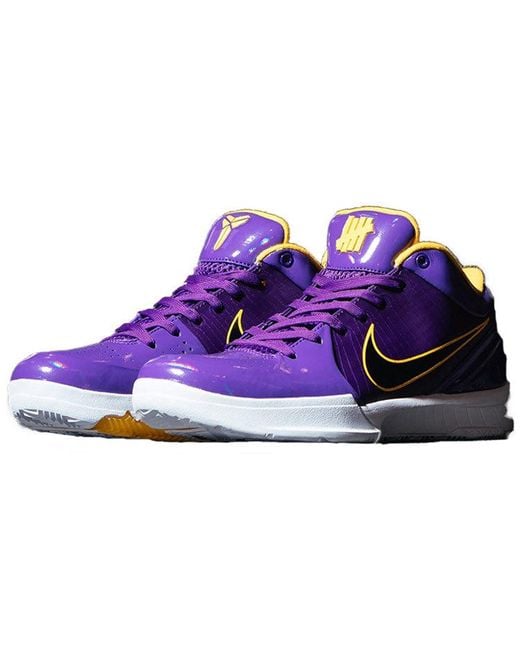 Nike X Undefeated Kobe 4 Protro 'Court' in Purple for Men | Lyst UK