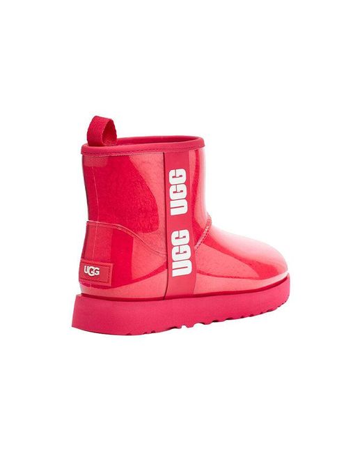 Ugg Red (Wmns) Classic Clear Mini