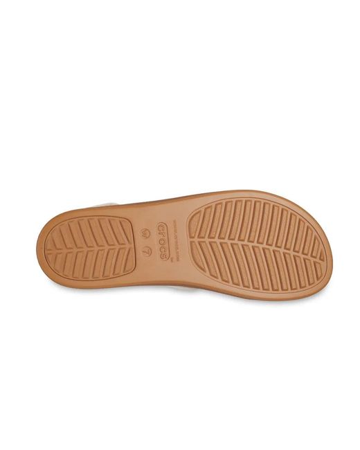 CROCSTM White (Wmns) Brooklyn Woven Wedge Sandals