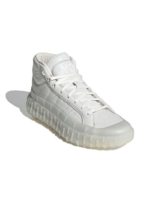 Adidas White Y3 Gr.1P High 'Non Dyed' for men
