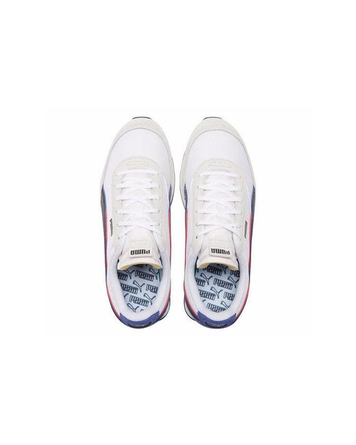 PUMA White Future Rider 'Double for men
