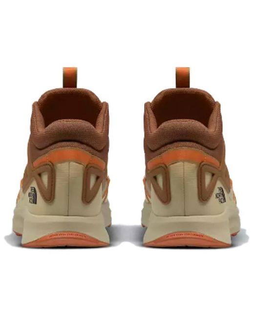 The North Face Brown Oxeye Running Shoes 'Stone Gravel' for men