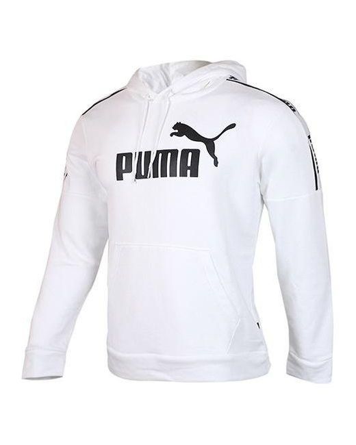 PUMA White Amplified Hoody Tr Basic Series for men