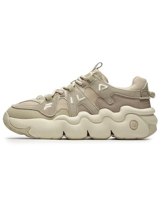 Fila White Barricade Low Sneakers for men