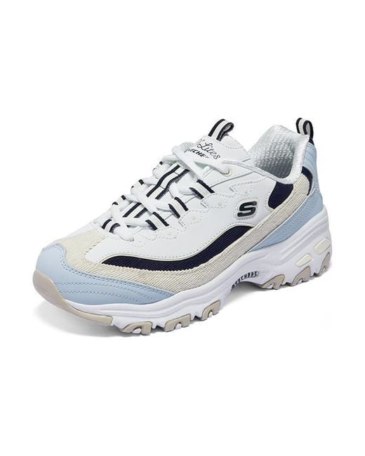 Skechers Blue (Wmns) D'Lites Varsity Spirit Shoes