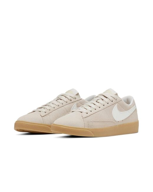 Nike White (Wmns) Blazer Low Sd Suede