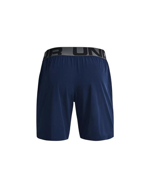 Under Armour Blue Elevated Woven Sports Shorts for men