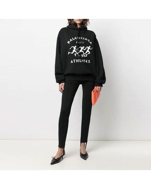 Balenciaga Blue (Wmns) Ss21 Printing Hoodie