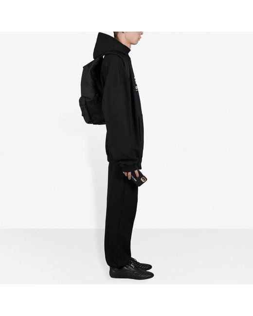 Balenciaga Black Gym Wear Jogger Pant for men