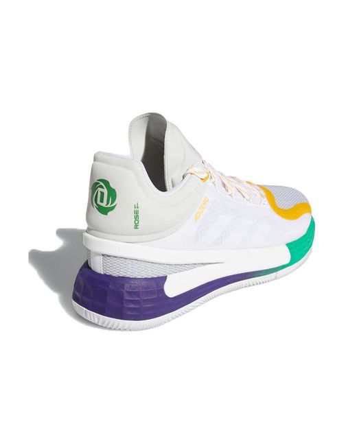 Adidas White D Rose 11 for men