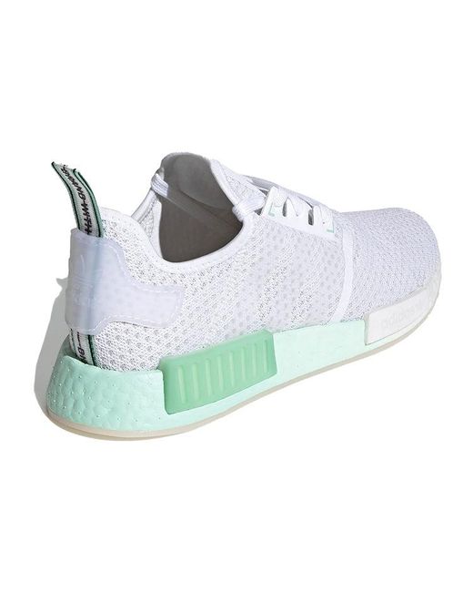 Adidas White Nmd_R1 Knit Blush' for men