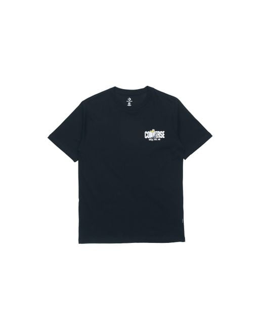 Converse Black Keep Moving Short Sleeve T-Shirt for men