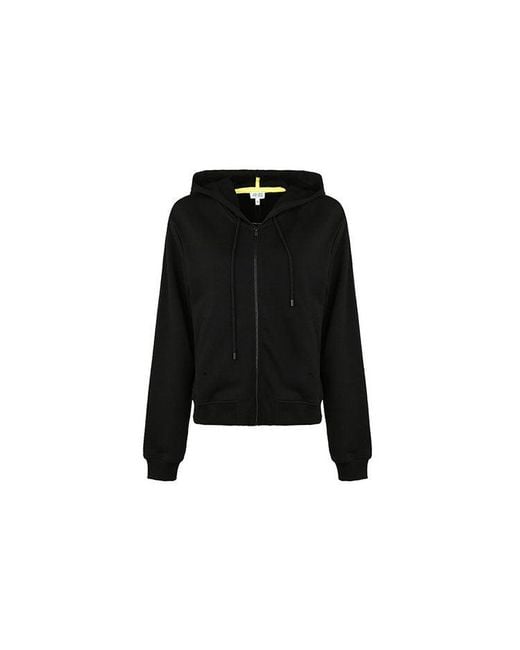 KENZO Black (Wmns) Embroidery Zipper Hoodie