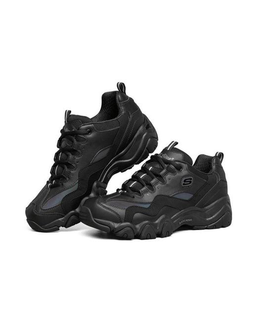 Skechers Black D'Lites 2.0 Running Shoes for men