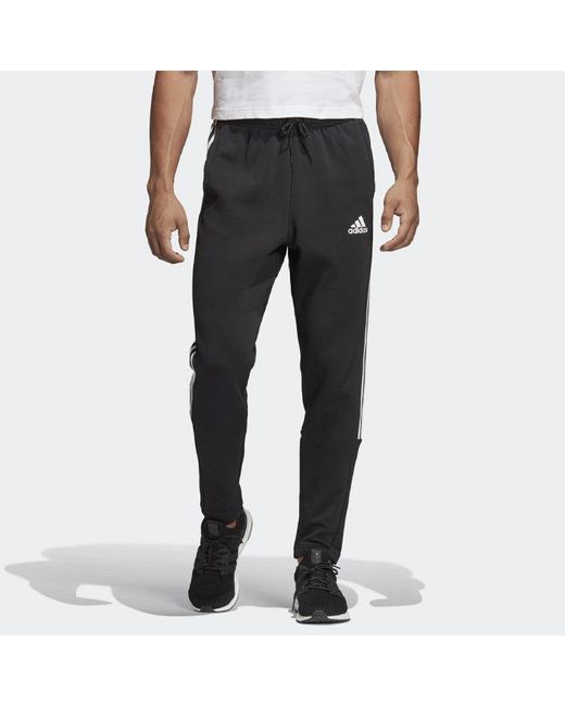 Adidas Black Mh 3S Tiro P Fi Sports Stylish Knit Long Pants for men