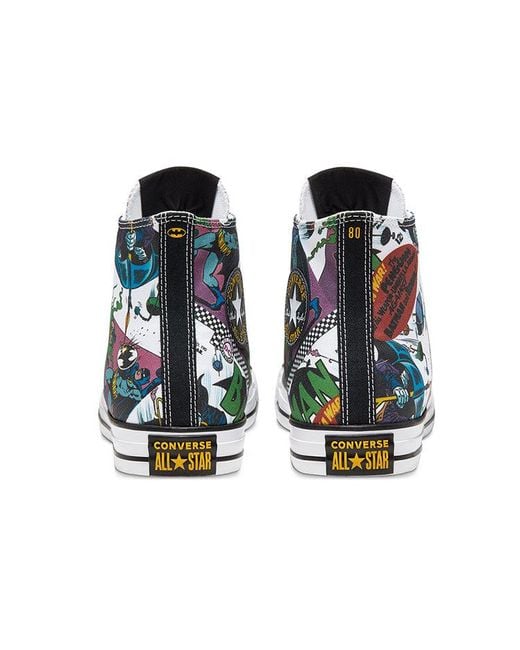 Converse Blue Batman X Chuck Taylor All Star High '80Th Anniversary for men