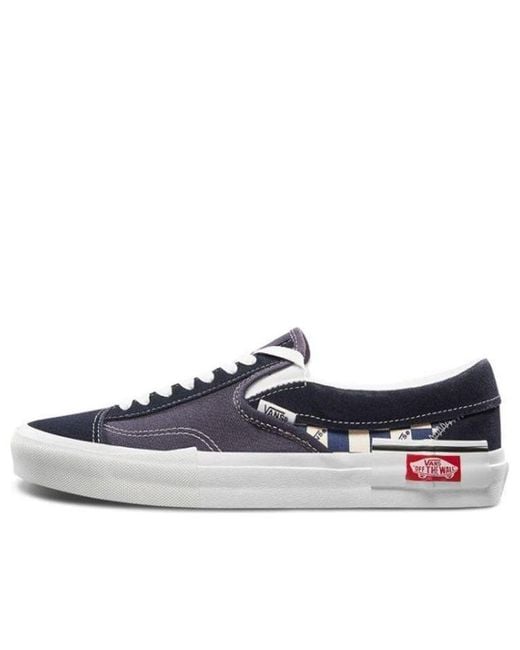 Vans Blue Slip-On Cap 'Checkboard/ for men