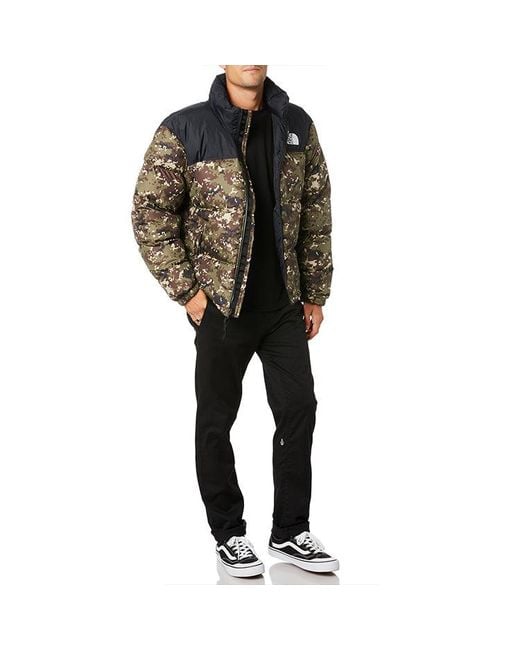 The North Face Green 1996 Retro Nuptse Jacket Tumbleweed 700 for men