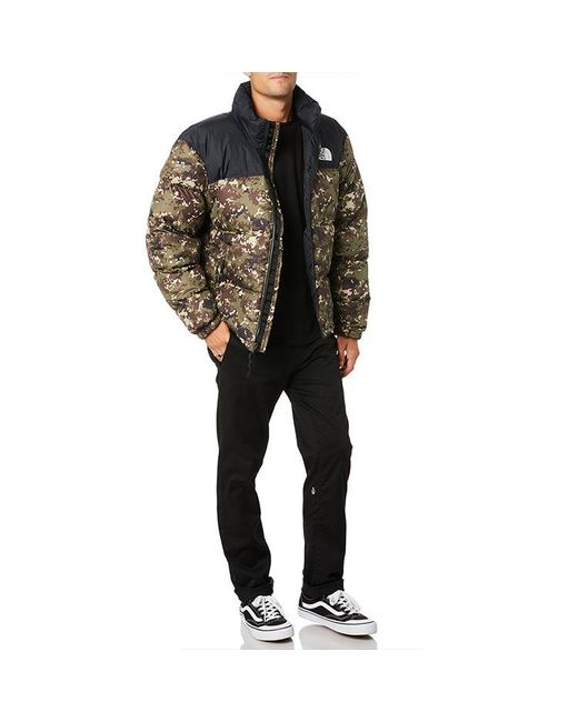The North Face Green 1996 Retro Nuptse Jacket Tumbleweed 700 for men
