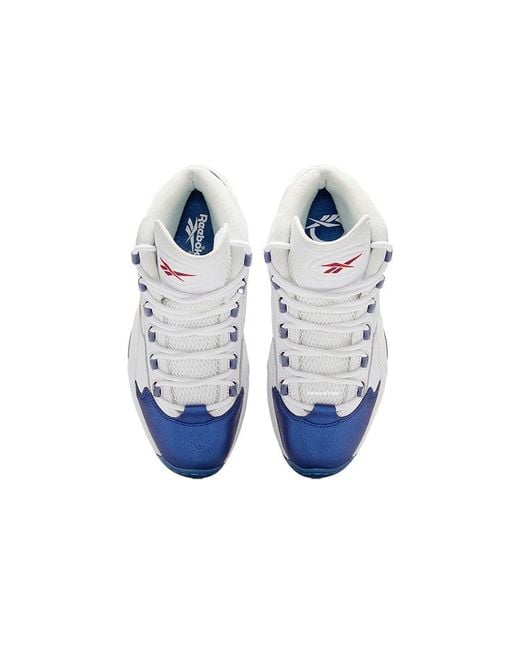 Reebok White Question Mid Toe' 2022 for men
