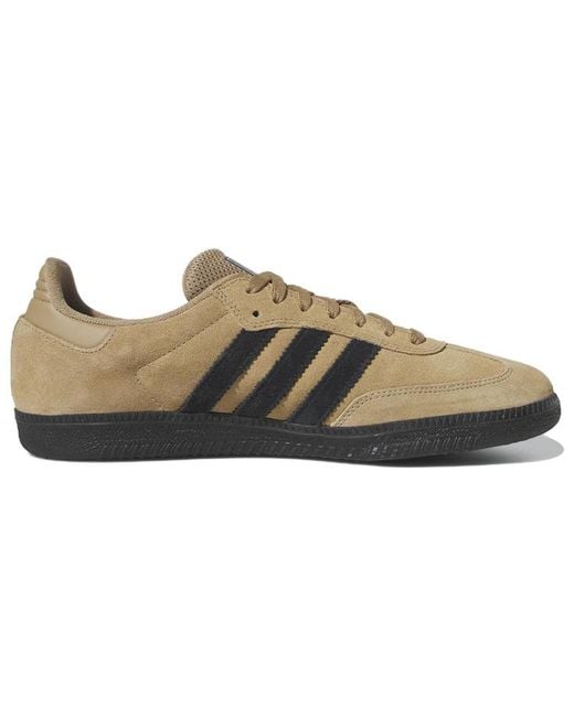 Adidas Brown Samba Adv 'Mirrored Lines Pack' for men