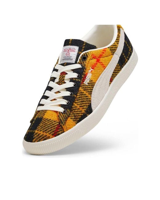 PUMA Brown X Harris Tweed Suede Vintage 'Tartan' for men