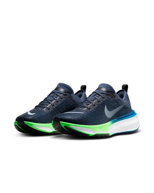 Nike Blue Zoomx Invincible 3 'Thunder' for men