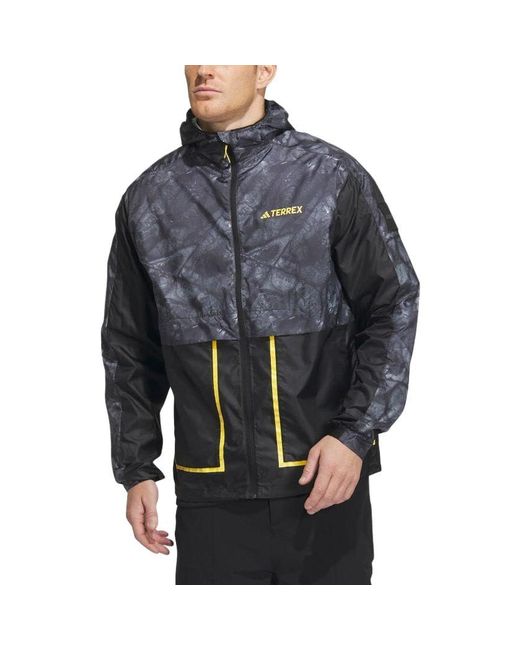 Adidas Blue National Geographic Wind.Rdy Jacket for men
