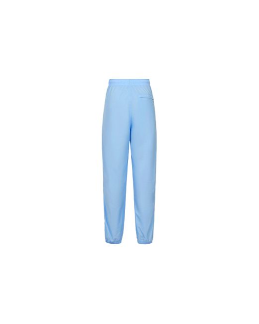 Nike Blue Swoosh Embroidered Retro Nylon Sports Pants Light for men