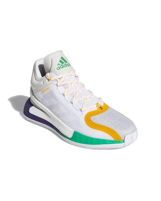 Adidas White D Rose 11 for men