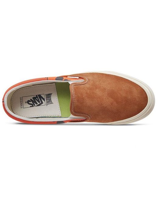 Vans Brown Modernica X Og Classic Slip-On Lx 'Hawaiian' for men