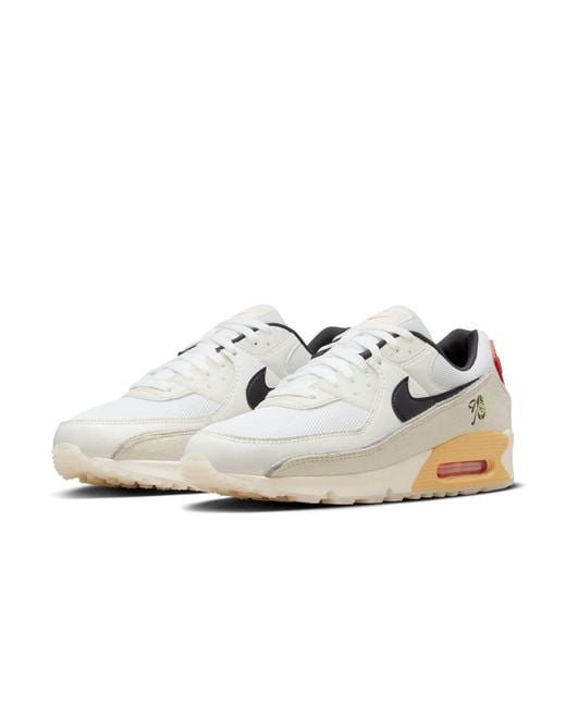 Nike White Air Max 90 Se 'Swoosh Fiber' for men