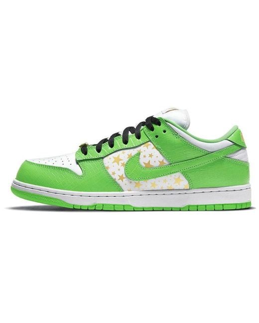 Nike Green X Supreme Sb Dunk Low Og Qs 'Mean' for men