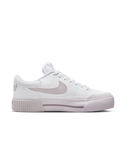 Nike White (Wmns) Court Legacy Lift Smokey Mauve'