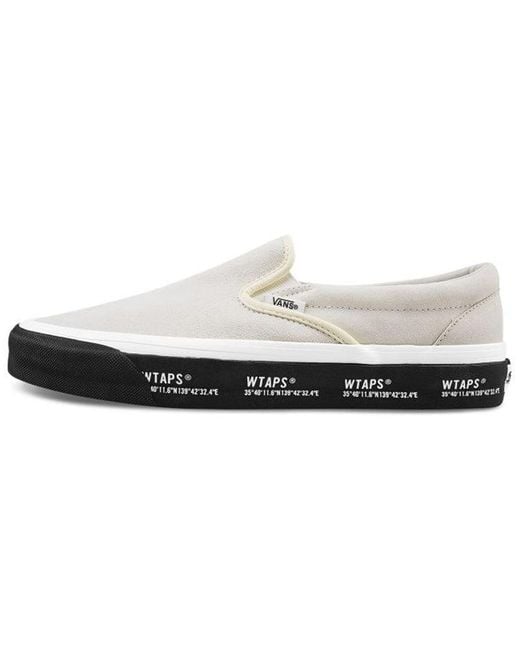 Vans White Wtaps X Og Classic Slip-On Lx for men