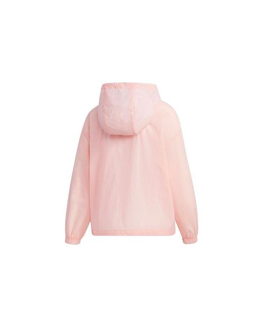adidas Panda Anorak Sports Jacket in Pink Lyst