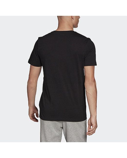 Adidas Black Sports Stylish 8-Bit Lineage Short Sleeve for men