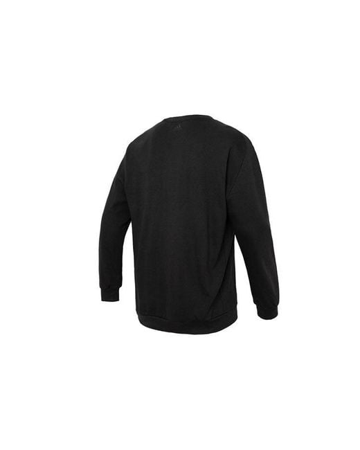 Adidas Black Tech Reflective Sweatshirt for men
