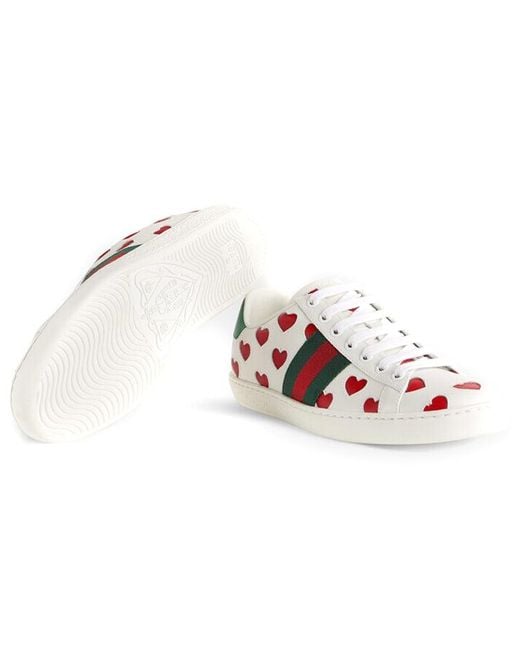 Gucci Red (Wmns) Ace 'Hearts'