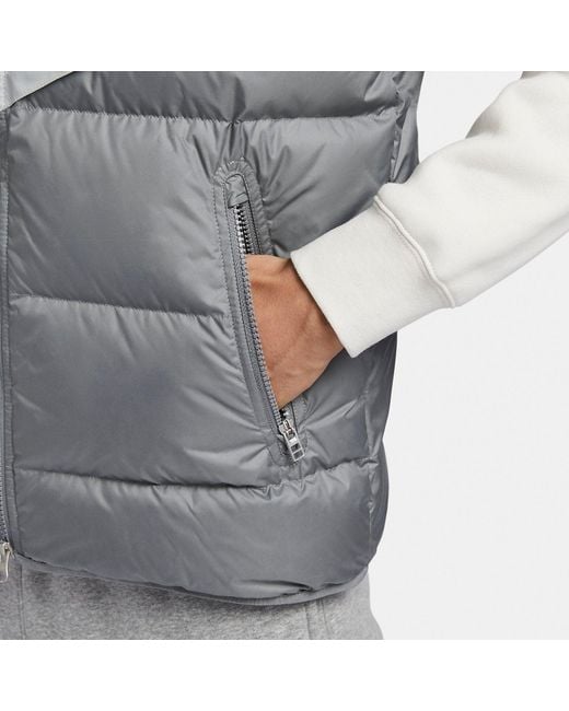 Nike Gray Windrunner Stormfit Down Vest '' for men