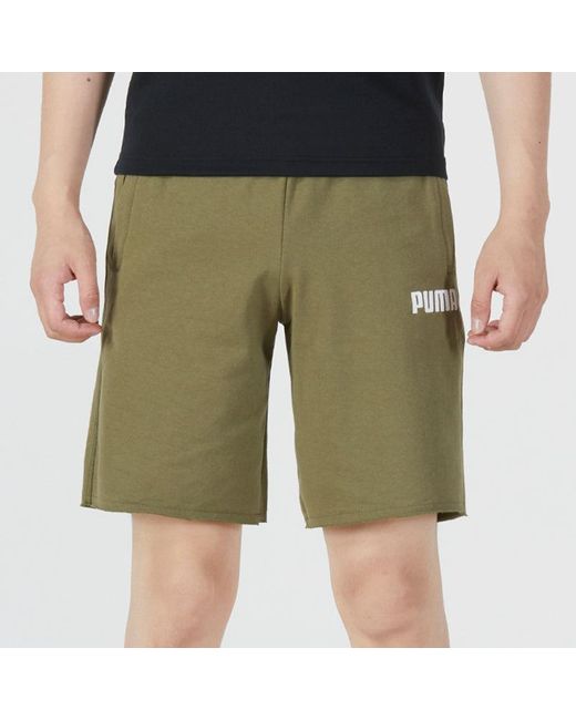PUMA Green Sports Wear Shorts for men