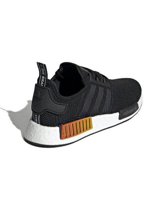 Adidas Black (Wmns) Nmd_R1 'Metallic Plugs