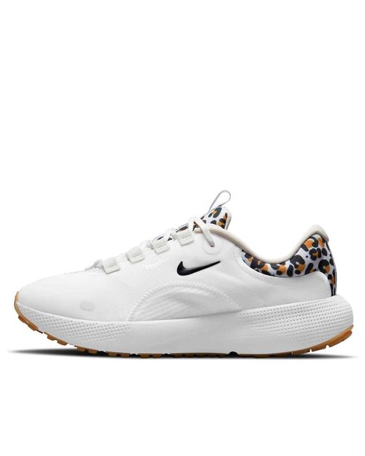 Nike White (Wmns) React Escape Run Leopard'