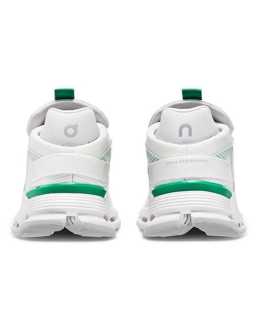 On Shoes White Cloudnova Void 'Undyed Mint' for men