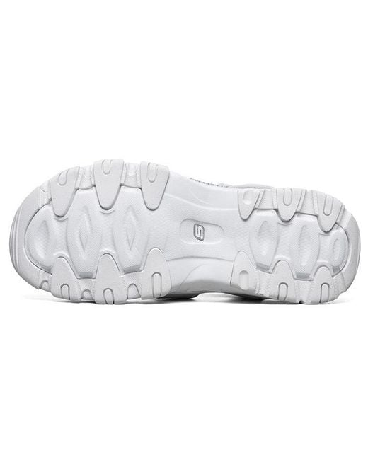 Skechers White (Wmns) D Lites 2.0 Sandal