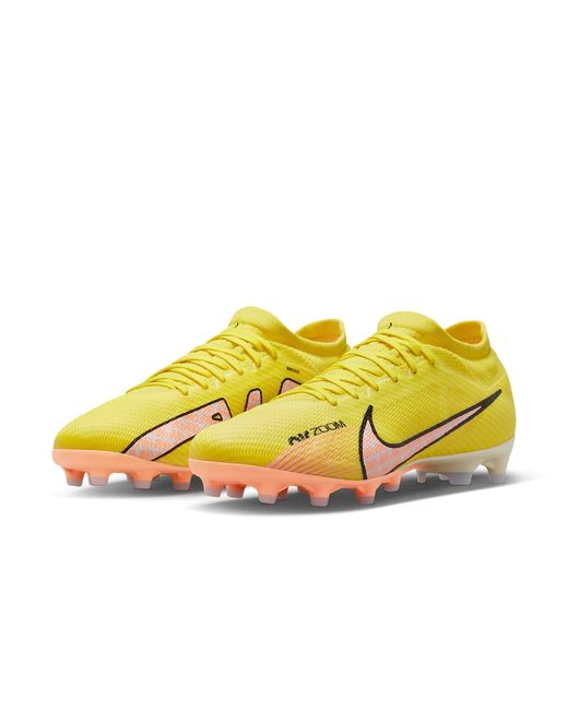 Nike Yellow Zoom Mercurial Steam 15 Ag-Pro Low Top for men
